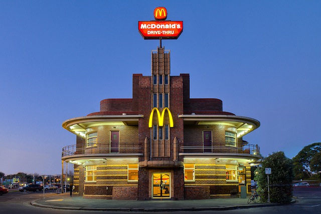 1. Art Deco McDonald’s in Clifton Hill, Victoria, Australia
