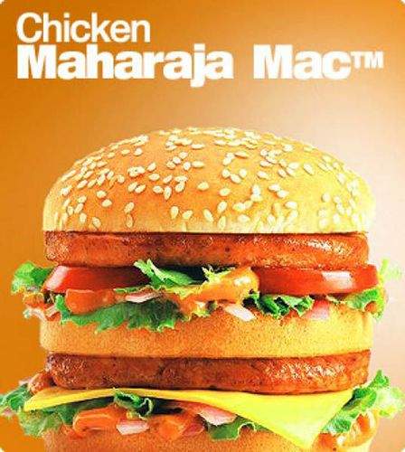 印度：Chicken Maharaja Mac